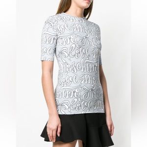 Love Moschino logo ribbon tee